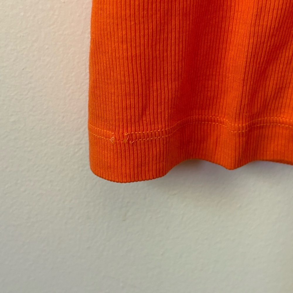 Splits59 Orange Ribbed tank - Picture 4 of 6